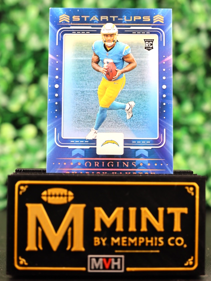 OMARION HAMPTON RC 2025 PANINI ORIGINS START-UPS #11 ROOKIE CHARGERS