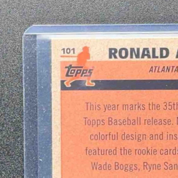 2018 TOPPS UPDATE RONALD ACUNA JR. SILVER PACK RC ROOKIE #101 BRAVES