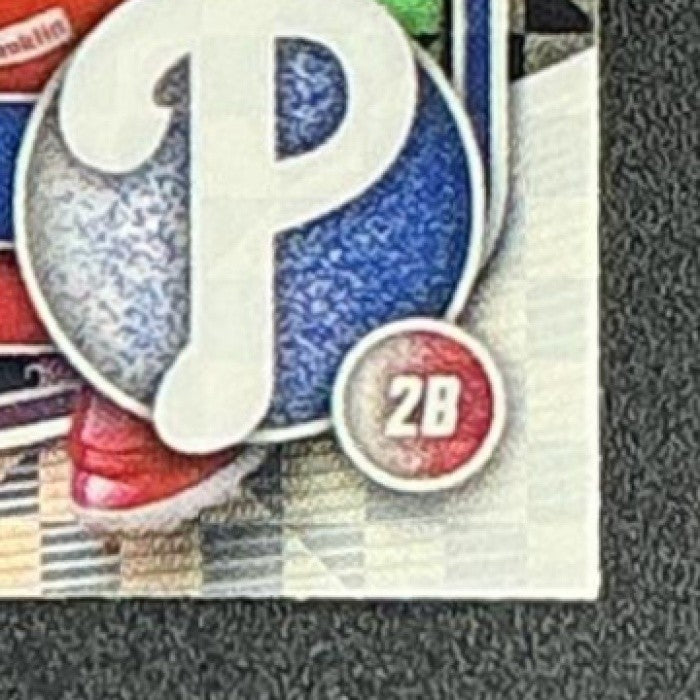 AROON ESCOBAR 2025 BOWMAN DRAFT #BDC-98 CHROME X-FRACTOR PHILLIES