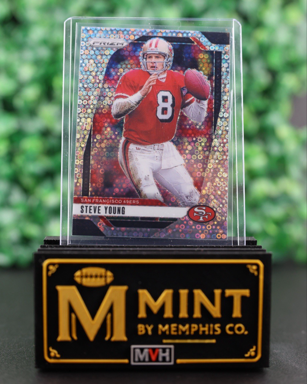 STEVE YOUNG 2024 PRIZM DISCO SILVER  #256 HOF SAN FRANCISCO 49ERS SP