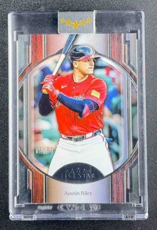 AUSTIN RILEY 2025 TOPPS FIVE STAR #74 15/50 BRAVES