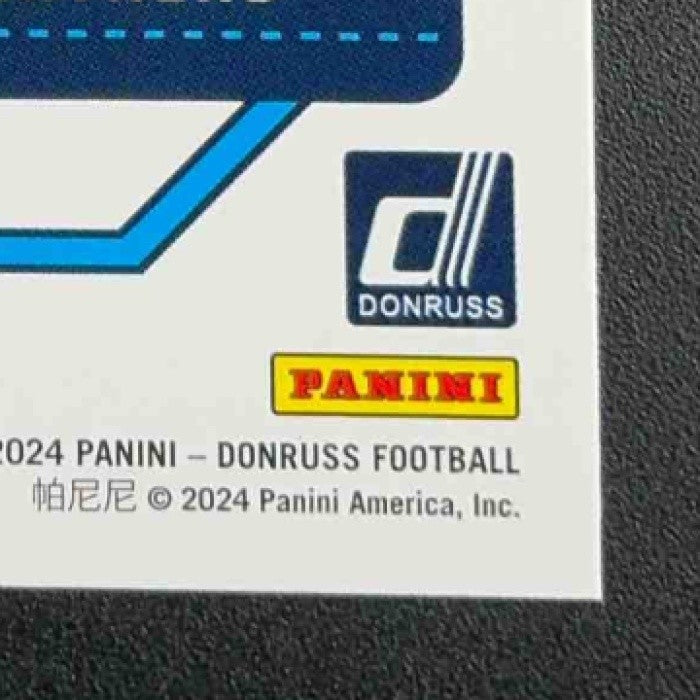XAVIER LEGETTE 2024 PANINI DONRUSS #323 PRESS PROOF BLUE RATED ROOKIE PANTHERS
