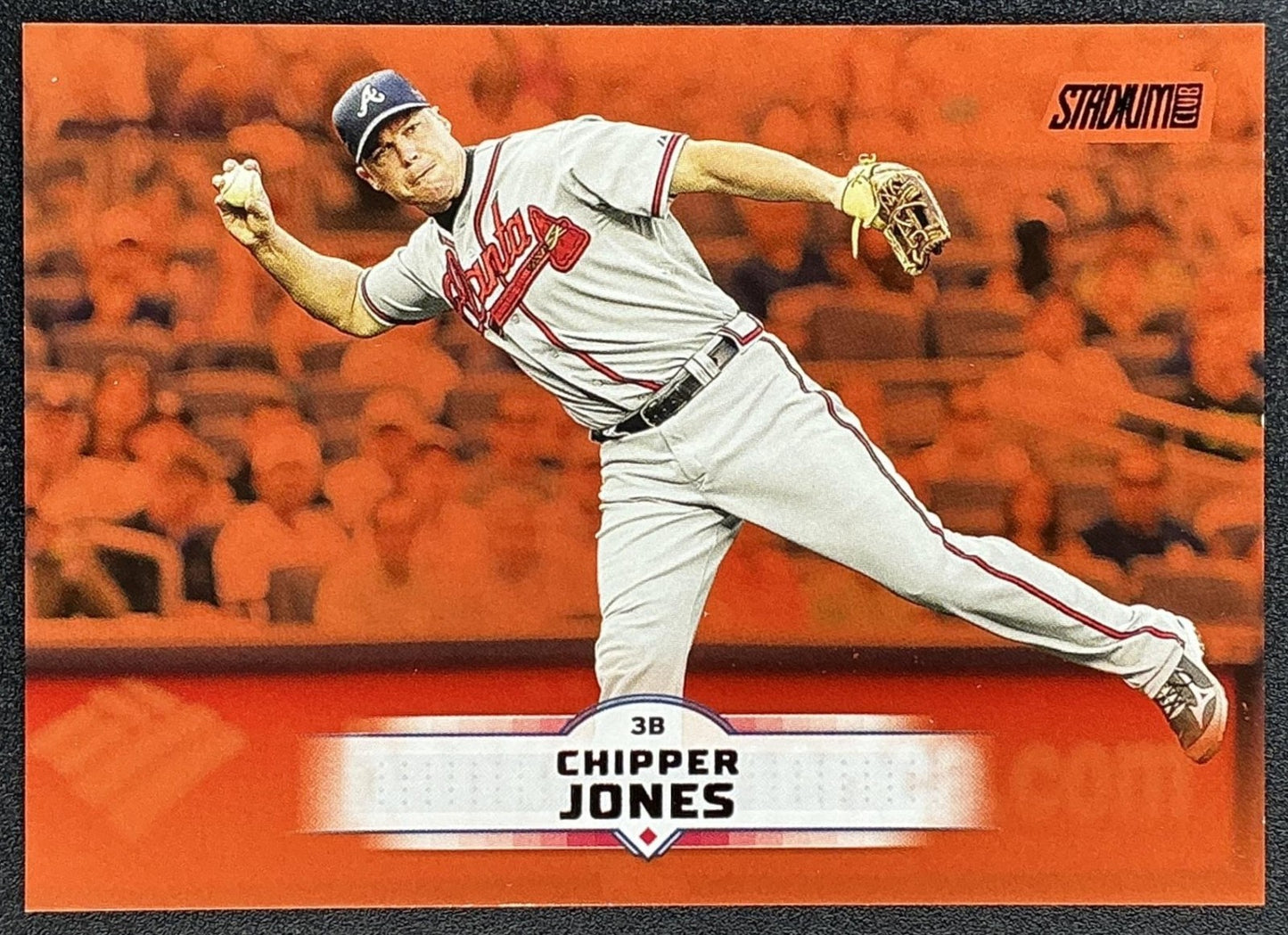 CHIPPER JONES 2025 TOPPS STADIUM CLUB #84 BRONZE FOIL BRAVES