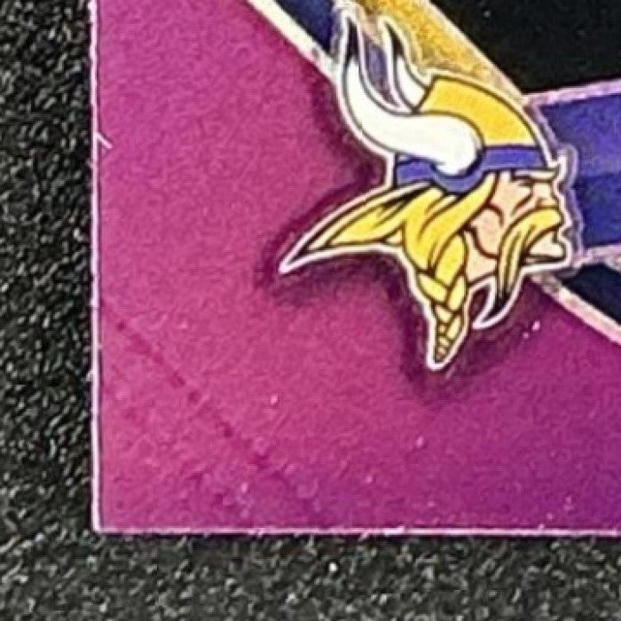 CRIS CARTER 2025 PANINI PRIZM BLACK #86 PURPLE /99 VIKINGS
