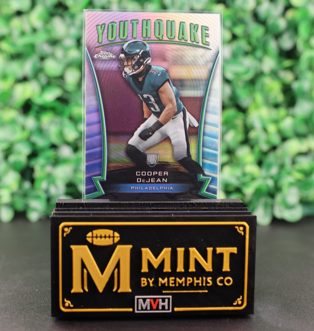 COOPER DEJEAN 2024 TOPPS CHROME YOUTHQUAKE #Y-11 REFRACTOR RC EAGLES