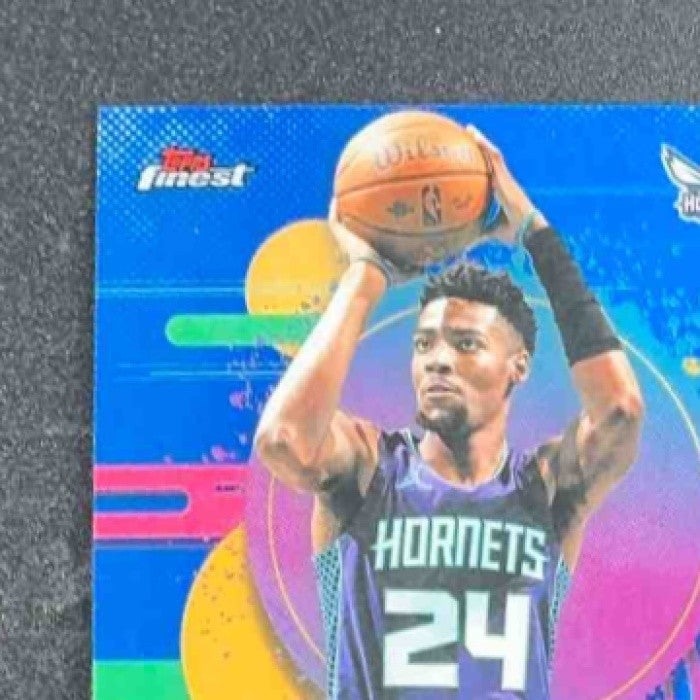 BRANDON MILLER 2025-26 TOPPS FINEST #151 UNCOMMON BLUE REFRACTOR 30/150 HORNETS