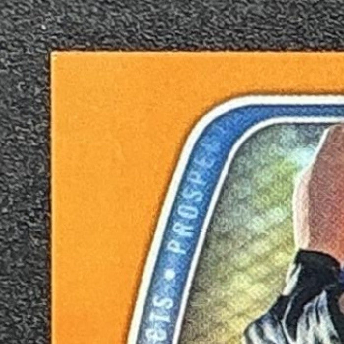 CHING-HSIEN KO 2025 BOWMAN DRAFT #BDC-165 CHROME ORANGE REFRACTOR 4/25 DODGERS