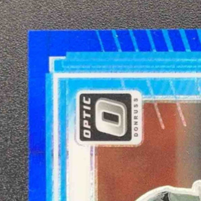 2025 Panini Donruss Optic Nic Scourton #270 Rated Rookie Blue Hyper Prizm