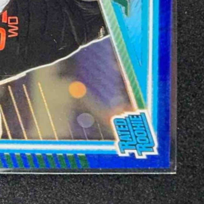ARIAN SMITH 2025 PANINI DONRUSS OPTIC #285 RATED ROOKIE BLUE HYPER PRIZM JETS