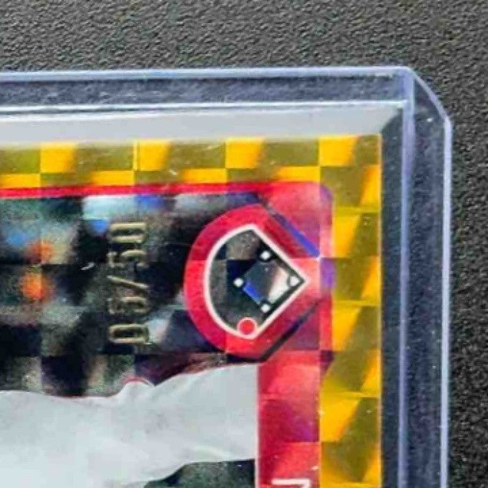 2025 Topps Chrome Update Tyler Callihan #USC156 Gold Geometric Refractor /50 RC