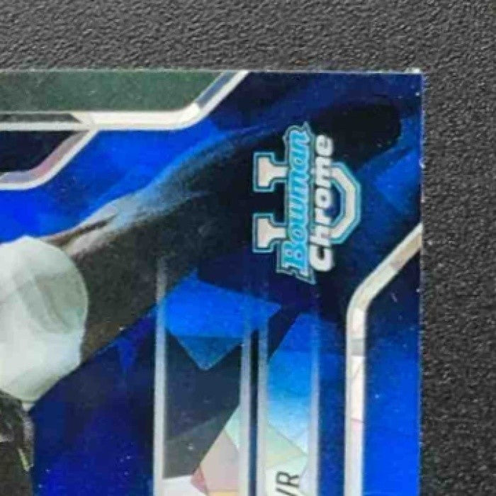 OMARI KELLY 2025 BOWMAN CHROME UNIVERSITY SAPPHIRE #38 1ST PROSPECT SPARTANS