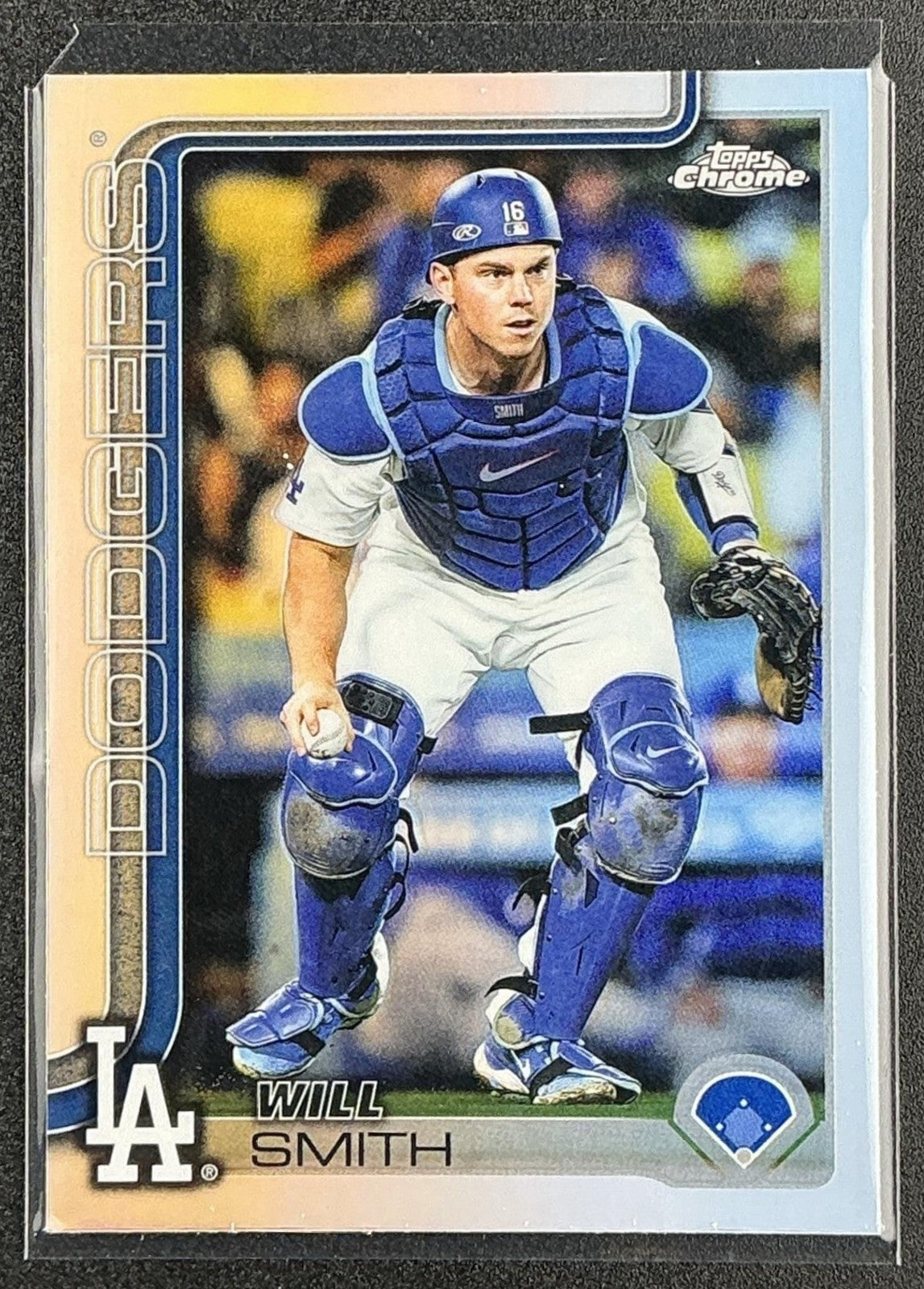 WILL SMITH 2025 TOPPS CHROME UPDATE #USC196 REFRACTOR DODGERS
