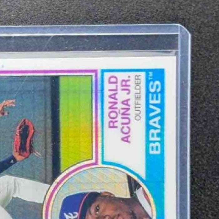 2018 TOPPS UPDATE RONALD ACUNA JR. SILVER PACK RC ROOKIE #101 BRAVES