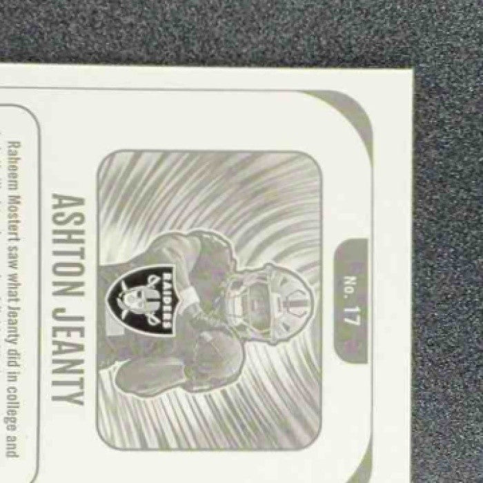 ASHTON JEANTY 2025 PANINI PHOENIX #17 CONTOURS RC RAIDERS