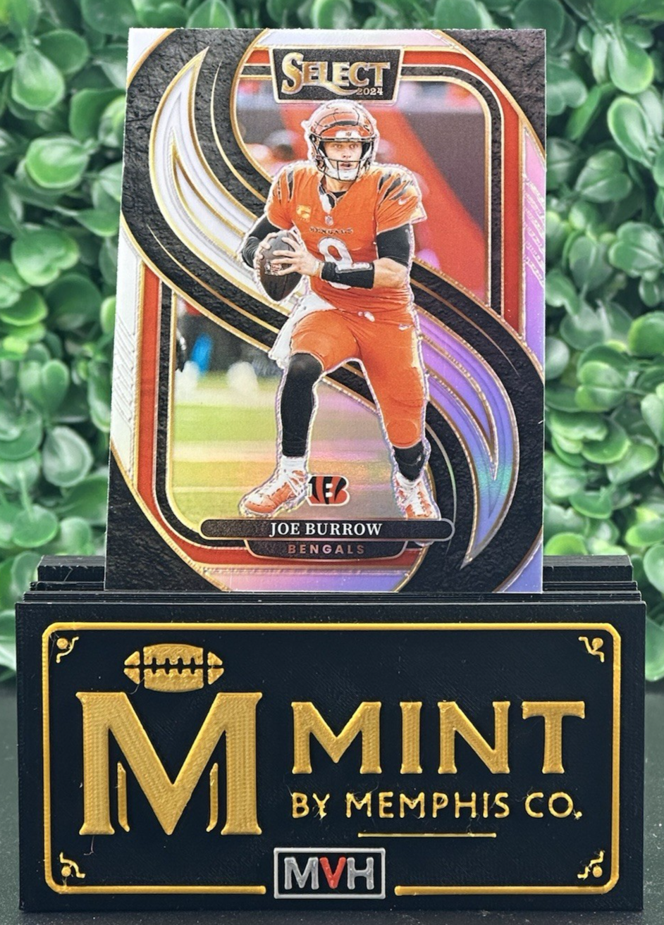 JOE BURROW  2024 SELECT SILVER PRIZM CINCINNATI BENGALS #127
