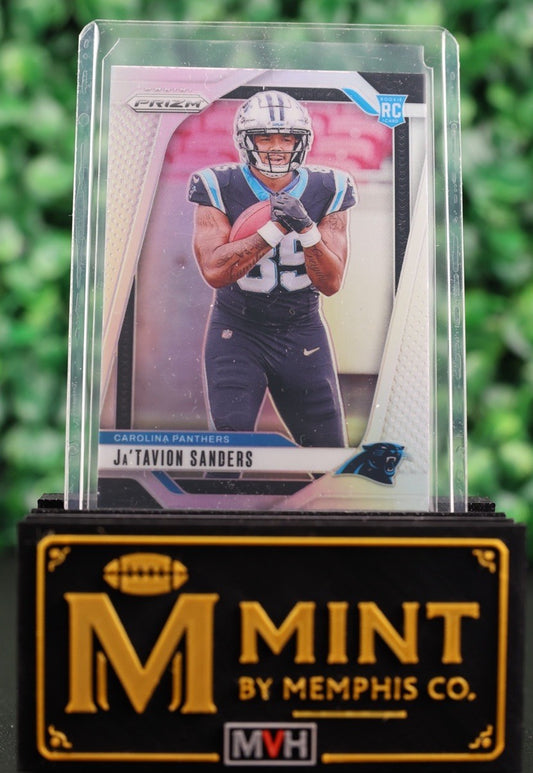JaTavion Sanders 2024 Prizm Rookies #343 Silver Prizm RC Panthers