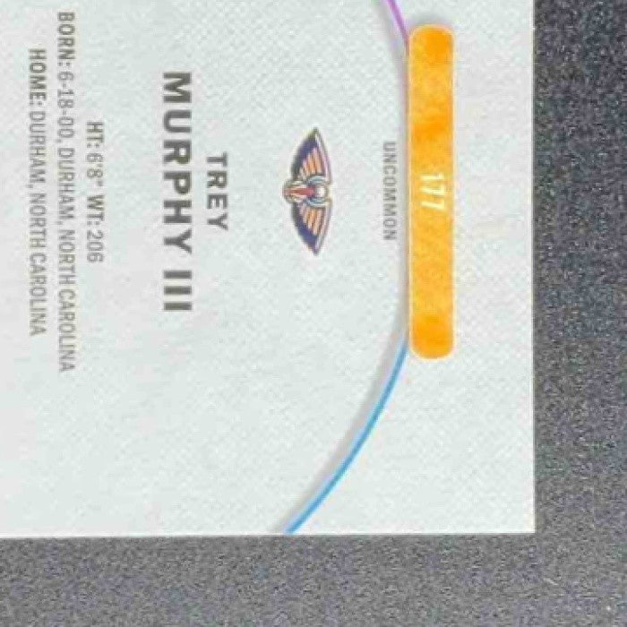 TREY MURPHY III 2025-26 TOPPS FINEST #96 COMMON OIL SPILL REFRACTOR PELICANS