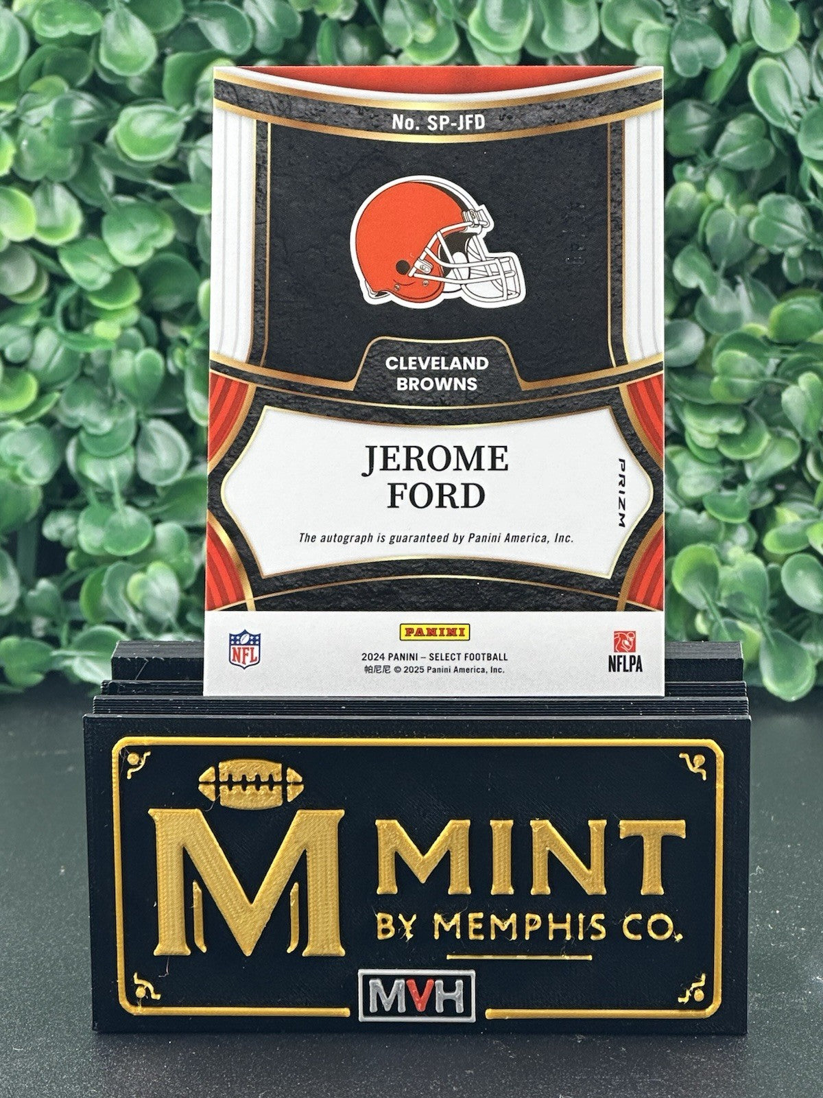 JEROME FORD  2024 PANINI SELECT #SP-JFD SELECT SIGNATURES LIGHT BLUE AUTO /49
