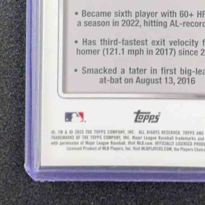 AARON JUDGE 2025 TOPPS TRIBUTE #17 YANKEES