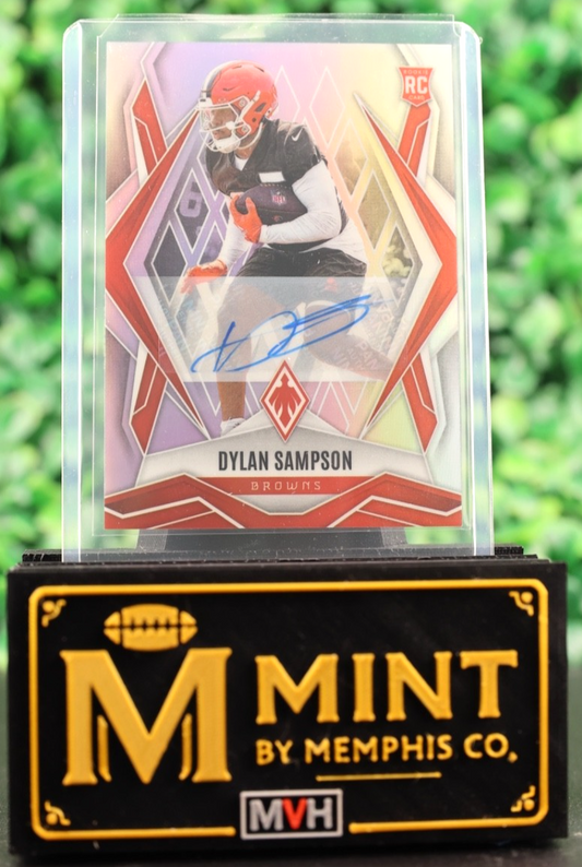 DYLAN SAMPSON 2025 PHOENIX AUTO SILVER RC /199 #250 CLEVELAND BROWNS