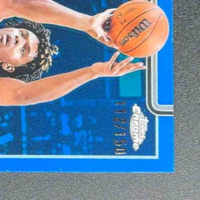 HARRISON INGRAM 2025-26 TOPPS CHROME #222 BLUE REFRACTOR 112/150 SPURS