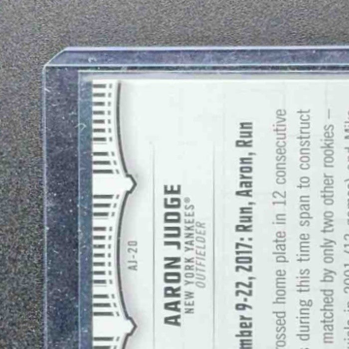 AARON JUDGE 2018 TOPPS #AJ-20 HIGHLIGHTS YANKEES