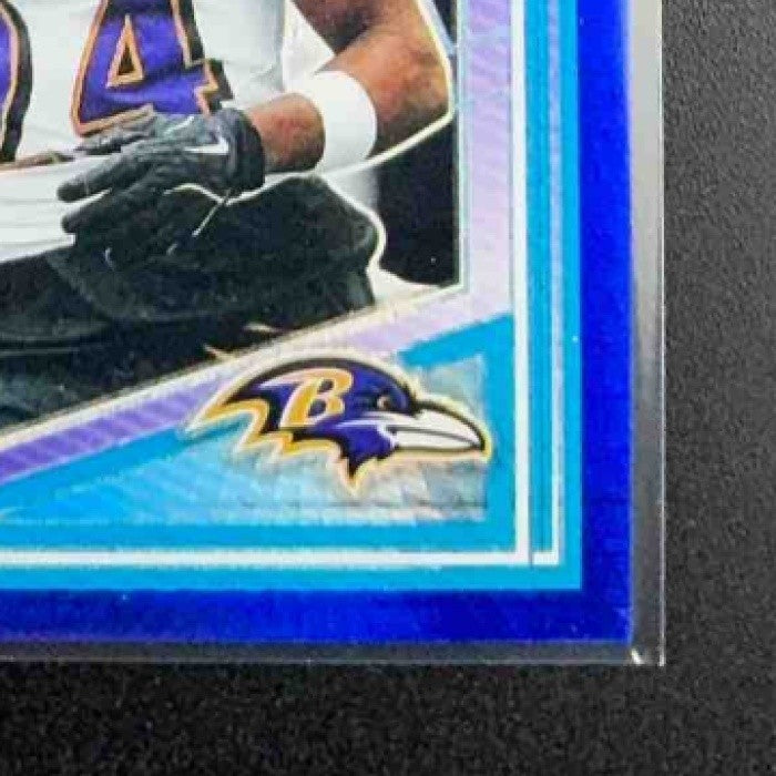 2025 Panini Donruss Optic Malaki Starks #256 Rated Rookie Blue Hyper Prizm