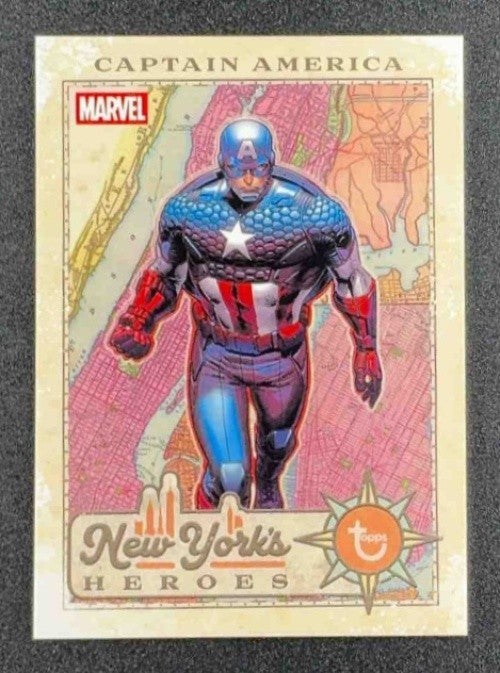 CAPTAIN AMERICA 2026 TOPPS BROOKLYN COLLECTION MARVEL #NYF-1 NEW YORK'S HEROES