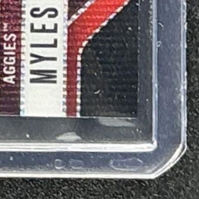 MYLES GARRETT 2025 PANINI PRIZM DRAFT PICKS #197 RUBY WAVE AGGIES