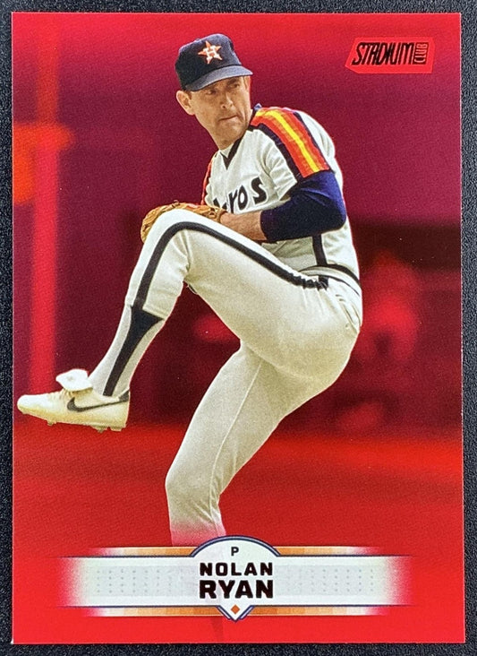 NOLAN RYAN 2025 TOPPS STADIUM CLUB #79 RED FOIL ASTROS