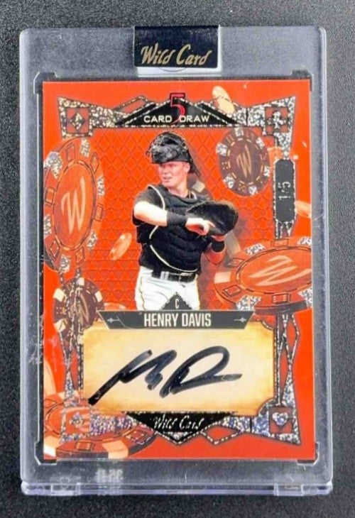 2023 Wild Card 5 Card Draw RC AUTO Henry Davis Pittsburgh Pirates /5