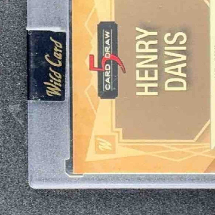 2023 Wild Card 5 Card Draw RC AUTO Henry Davis Pittsburgh Pirates /5