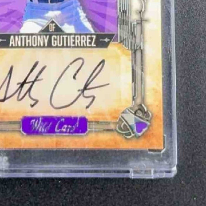 2023 WILD CARD ANTHONY GUTIERREZ AUTO /4
