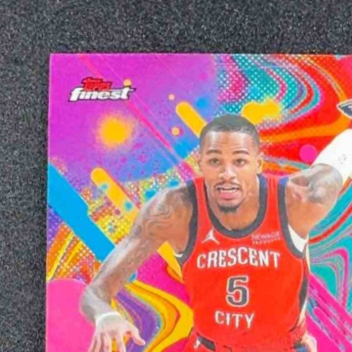 DEJOUNTE MURRAY 2025-26 TOPPS FINEST #97 COMMON OIL SPILL REFRACTOR PELICANS