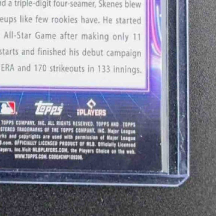 PAUL SKENES 2025 TOPPS COSMIC CHROME #UB-20 ULTRAVIOLET BEAM PIRATES