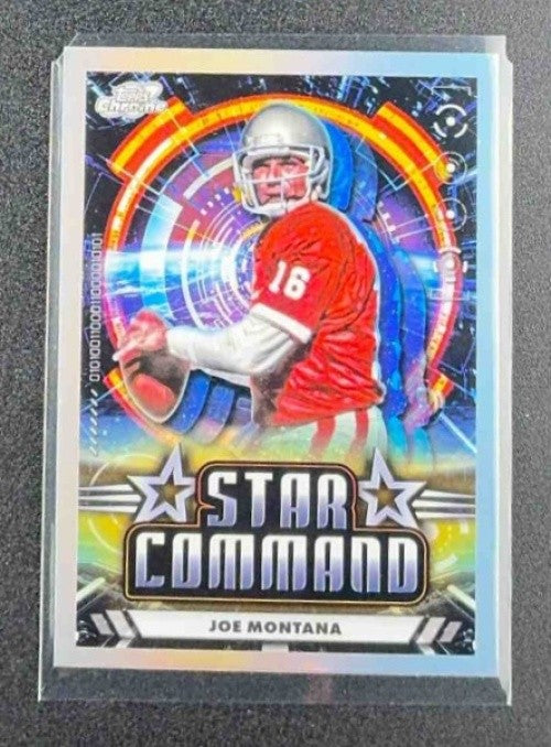 JOE MONTANA 2024 TOPPS COSMIC CHROME #SC-22 STAR COMMAND 49ERS