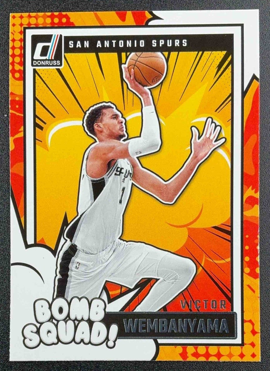 VICTOR WEMBANYAMA 2024-25 PANINI DONRUSS #6 BOMB SQUAD SPURS