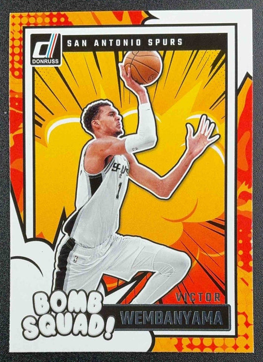 VICTOR WEMBANYAMA 2024-25 PANINI DONRUSS #6 BOMB SQUAD SPURS