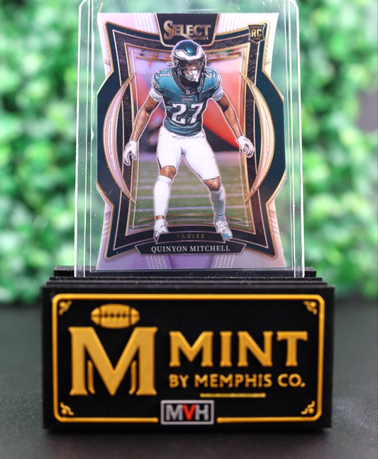 QUINYON MITCHELL 2024 SELECT CONCOURSE #55 SILVER PRIZM DIE CUT RC EAGLES