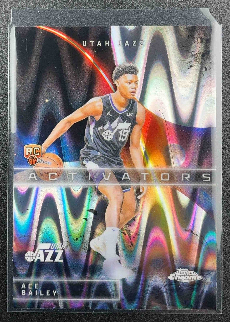ACE BAILEY 2025-26 TOPPS CHROME #AC-15 ACTIVATORS RAYWAVE REFRACTOR RC JAZZ