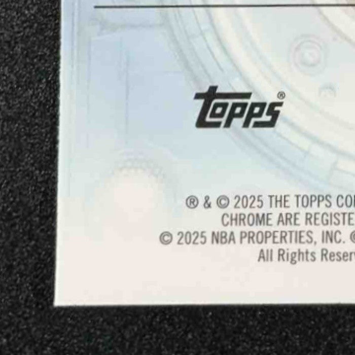 ACE BAILEY 2025-26 TOPPS CHROME #SF-25 SLEEK FINISHERS RC JAZZ
