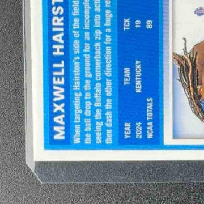 2025 Panini Donruss Optic Maxwell Hairston #286 Rated Rookie Blue Hyper Prizm