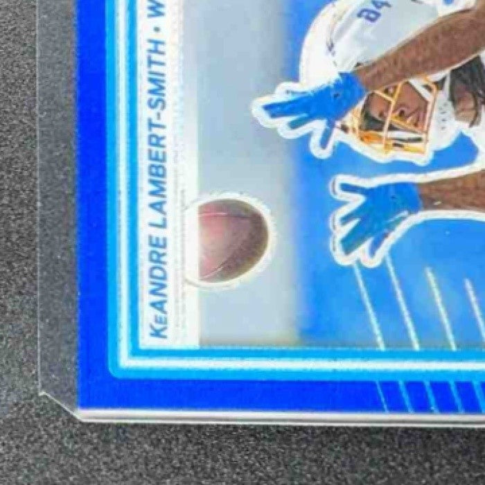 2025 Panini Donruss Optic KeAndre Lambert-Smith Rated Rookie Blue Hyper Prizm