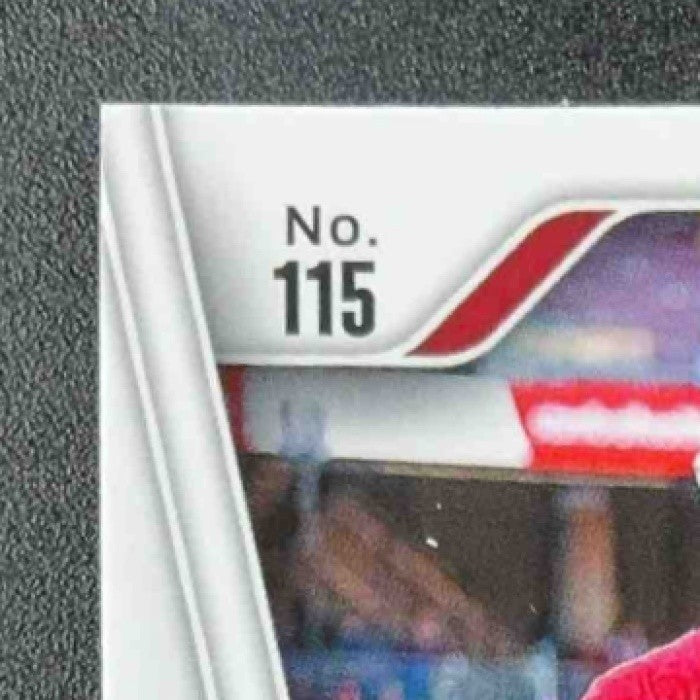 ELIC AYOMANOR 2025 PANINI PRIZM DRAFT PICKS #115 RED ICE RC CARDINAL