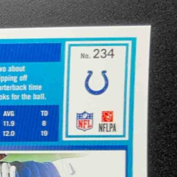 TYLER WARREN 2025 PANINI DONRUSS OPTIC #234 RATED ROOKIE COLTS