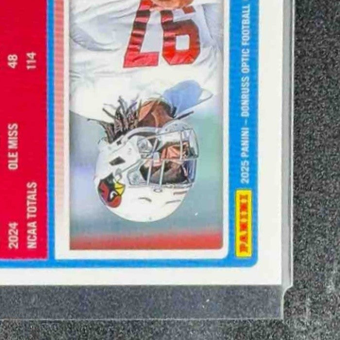 2025 Panini Donruss Optic Walter Nolen #276 Rated Rookie Blue Hyper Prizm