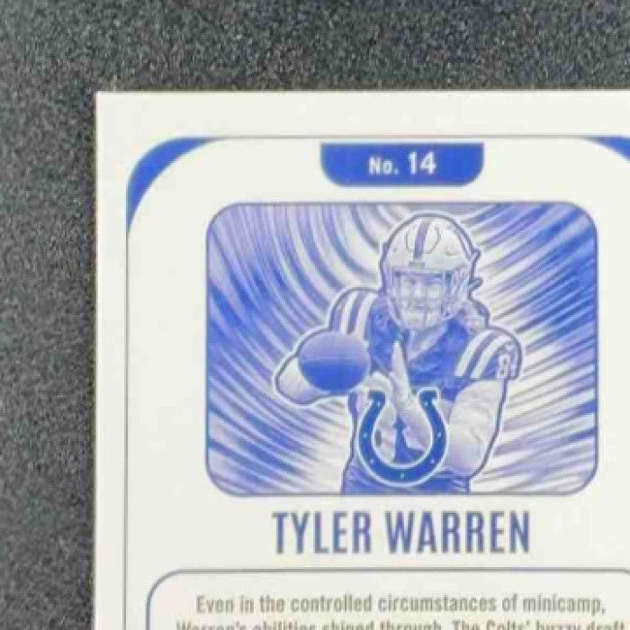 TYLER WARREN 2025 PANINI PHOENIX #14 CONTOURS RC COLTS