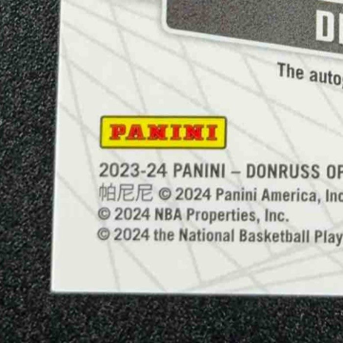 2023 PANINI DONRUSS OPTIC DEVONTE GRAHAM #OG-GRA OPTI GRAPHS RED CHOICE AUTO