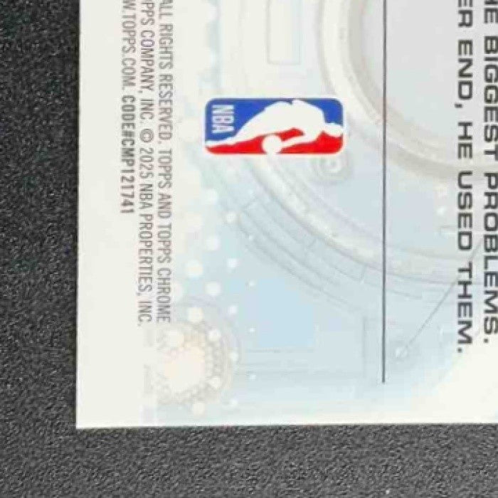 DWYANE WADE 2025-26 TOPPS CHROME #SF-12 SLEEK FINISHERS HEAT