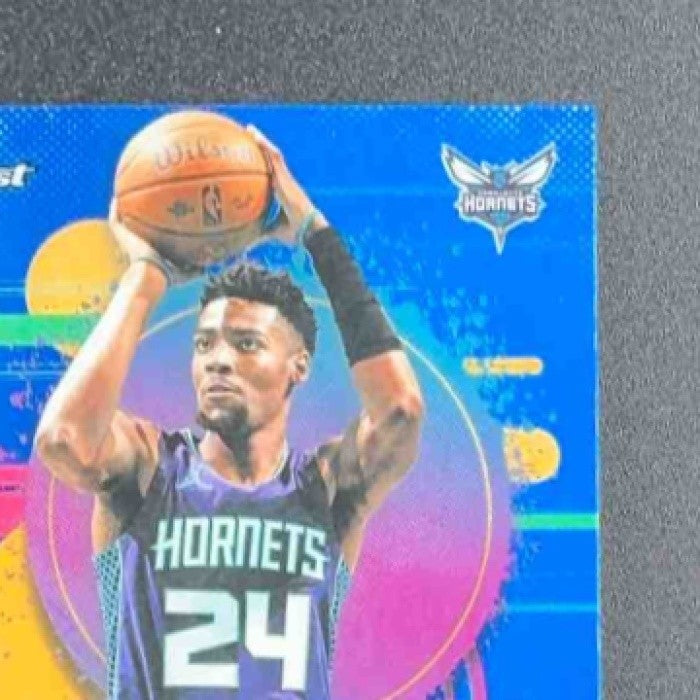 BRANDON MILLER 2025-26 TOPPS FINEST #151 UNCOMMON BLUE REFRACTOR 30/150 HORNETS
